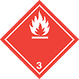 HAZ108 - GHS Label - Flammable Hazard