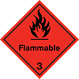 HAZ31 - IMDG Label - Flammable