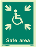 4650D - Jalite Safe Area Sign