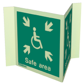 4650P20 - Jalite Safe Area Sign
