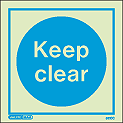 5110C - Jalite Keep Clear Sign - ISSA Code 47.558.02