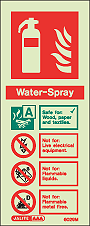 6029M - Water-Spray Fire Extinguisher Identification Sign