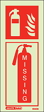 6040M - Jalite Fire Extinguisher Identification Missing