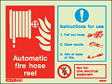6394D - Jalite Automatic Fire Hose Reel Sign