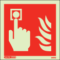 6421C - Jalite Fire Alarm Location Sign - IMPA Code: 33.6101 - ISSA Code: 47.561.01