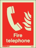 6451D - Jalite Fire Telephone Location Sign - ISSA Code: 47.561.24