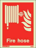 6495D - Jalite Fire Hose Location Sign - ISSA Code: 47.561.22