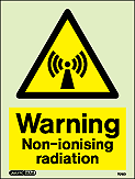 7018D - Jalite Warning Non-ionising radiation