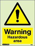 7212D - Jalite Warning Hazardous area