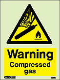 7223D - Jalite Warning Compressed Gas