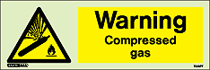 7223PT - Jalite Warning Compressed Gas
