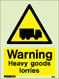 7581D - Jalite Warning Heavy Goods Lorries