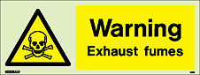 7589K - Jalite Warning Exhaust fumes
